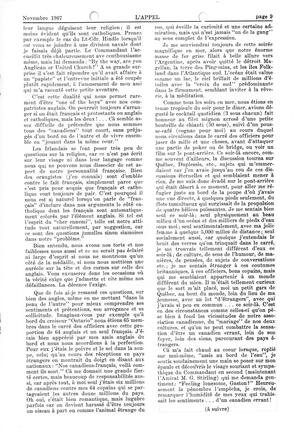   L'APPEL, LE MAGAZINE FRANCO-COLOMBIEN, 1967   , page 9