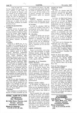   L'APPEL, LE MAGAZINE FRANCO-COLOMBIEN, 1967   , page 14