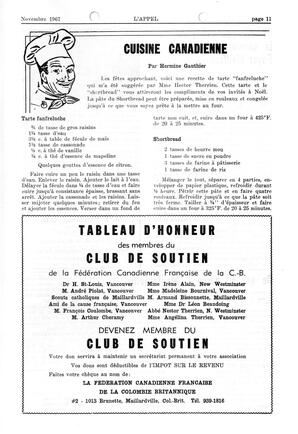   L'APPEL, LE MAGAZINE FRANCO-COLOMBIEN, 1967   , page 11
