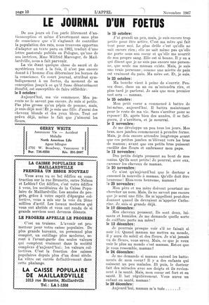   L'APPEL, LE MAGAZINE FRANCO-COLOMBIEN, 1967   , page 10