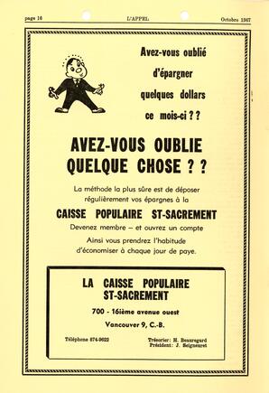   L'APPEL, LE MAGAZINE FRANCO-COLOMBIEN, 1967   , page 16