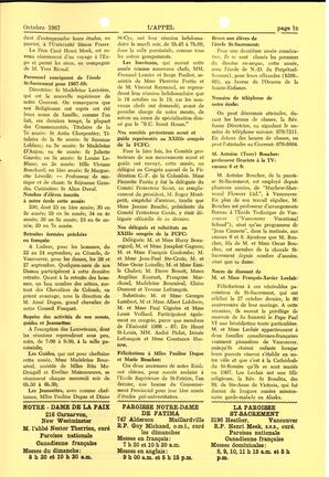   L'APPEL, LE MAGAZINE FRANCO-COLOMBIEN, 1967   , page 15
