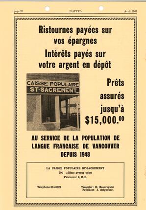   L'APPEL, LE MAGAZINE FRANCO-COLOMBIEN, 1967   , page 20