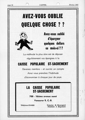   L'APPEL, LE MAGAZINE FRANCO-COLOMBIEN, 1967   , page 16