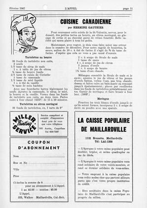  L'APPEL, LE MAGAZINE FRANCO-COLOMBIEN, 1967   , page 11