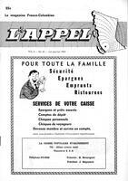 L'APPEL, LE MAGAZINE FRANCO-COLOMBIEN, 1967