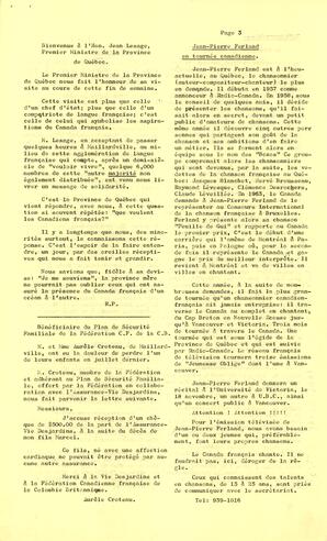   L'APPEL, LE MAGAZINE FRANCO-COLOMBIEN, 1965   , page 4