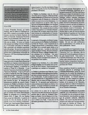   LE TRAIT D'UNION CULTUREL, 1992   , page 2