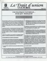 LE TRAIT D'UNION CULTUREL, 1992