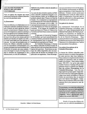   LE TRAIT D'UNION CULTUREL, 1992   , page 2