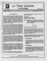 LE TRAIT D'UNION CULTUREL, 1992