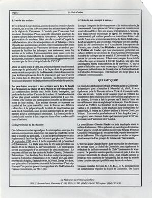   LE TRAIT D'UNION CULTUREL, 1992   , page 2