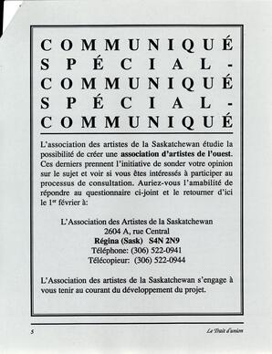   LE TRAIT D'UNION CULTUREL, 1994   , page 5