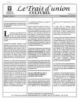 LE TRAIT D'UNION CULTUREL, 1993