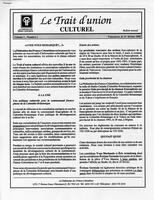 LE TRAIT D'UNION CULTUREL, 1992