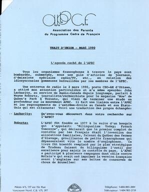  LE TRAIT D'UNION, 1990   , page 7