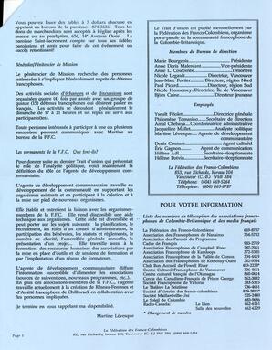   LE TRAIT D'UNION, 1990   , page 5
