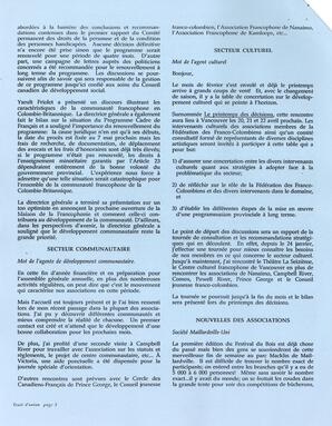   LE TRAIT D'UNION, 1990   , page 2