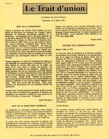 LE TRAIT D'UNION, 1990