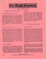 LE TRAIT D'UNION, 1989