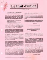 LE TRAIT D'UNION, 1989