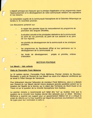   LE TRAIT D'UNION, 1989   , page 5