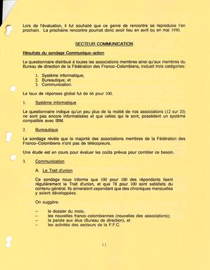   LE TRAIT D'UNION, 1989   , page 11
