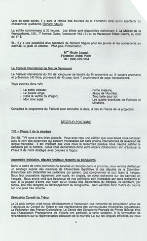   LE TRAIT D'UNION, 1989   , page 4