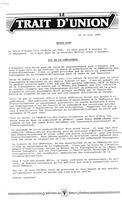 LE TRAIT D'UNION, 1989