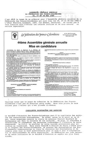   LE TRAIT D'UNION, 1989   , page 2