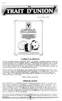 LE TRAIT D'UNION, 1989