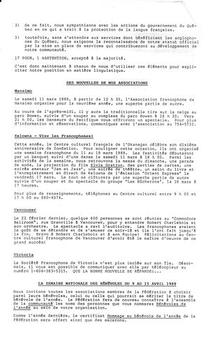   LE TRAIT D'UNION, 1989   , page 2
