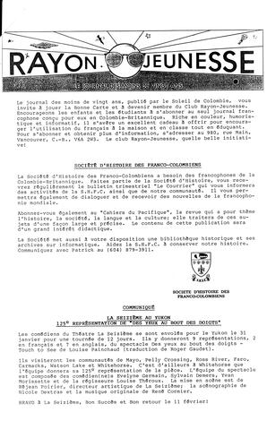   LE TRAIT D'UNION, 1989   , page 3