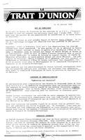 LE TRAIT D'UNION, 1989