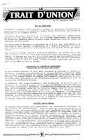 LE TRAIT D'UNION, 1988