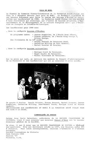   LE TRAIT D'UNION, 1988   , page 2