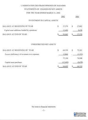   ÉTATS FINANCIERS - EN, 2002   , page 5