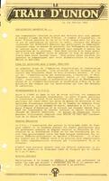 LE TRAIT D'UNION, 1984
