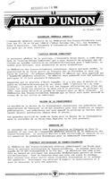 LE TRAIT D'UNION, 1988