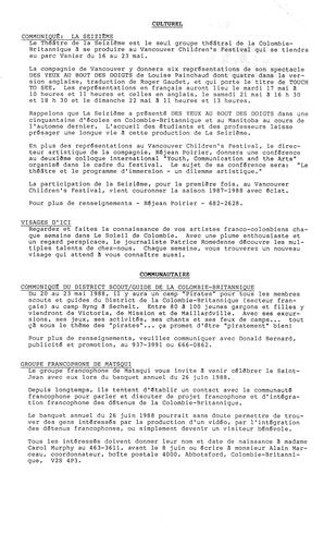  LE TRAIT D'UNION, 1988   , page 2