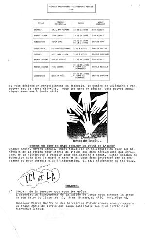   LE TRAIT D'UNION, 1988   , page 2