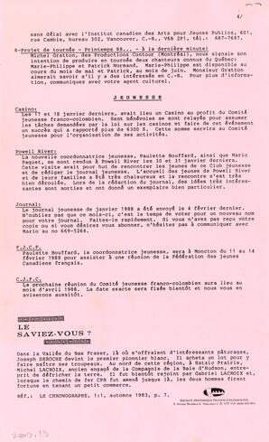   LE TRAIT D'UNION, 1988   , page 4