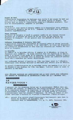   LE TRAIT D'UNION, 1987   , page 3