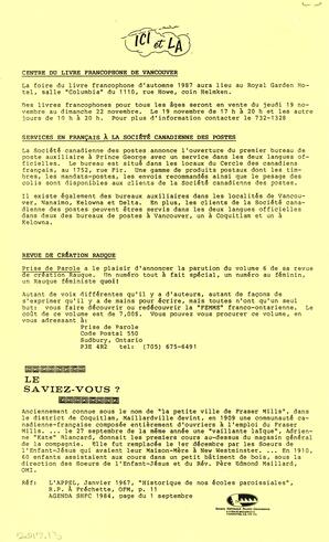   LE TRAIT D'UNION, 1987   , page 4