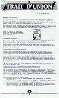 LE TRAIT D'UNION, 1987
