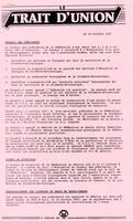 LE TRAIT D'UNION, 1987