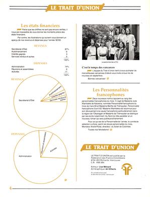   LE TRAIT D'UNION, 1983   , page 4