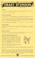 LE TRAIT D'UNION, 1987