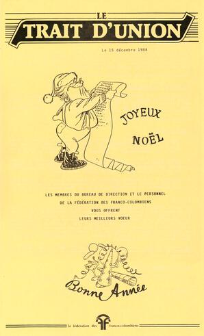   LE TRAIT D'UNION, 1986   , page 1