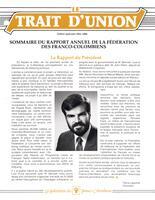 LE TRAIT D'UNION, 1986